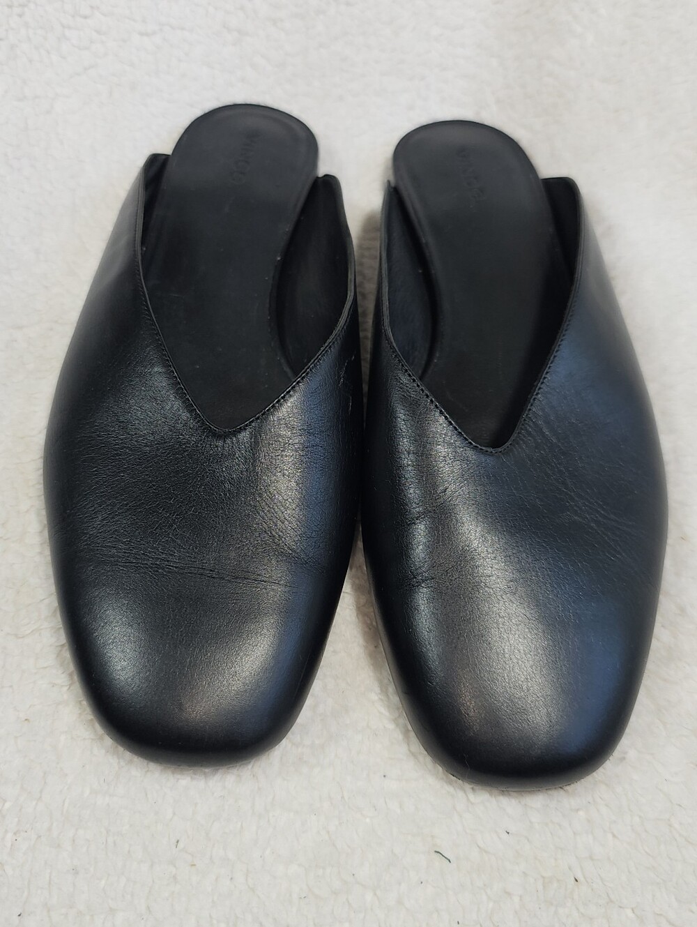 Vince Black Women's Slip-On Mules